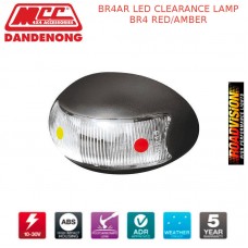 BR4AR LED CLEARANCE LAMP BR4 RED/AMBER