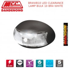 BR4WB10 LED CLEARANCE LAMP BULK 10 BR4 WHITE