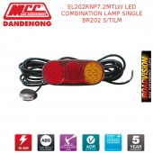 EL202RNP7.2MTLW LED COMBINATION LAMP SINGLE BR202 S/TILM