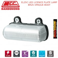 EL25C LED LICENCE PLATE LAMP BR25 OPAQUE BODY