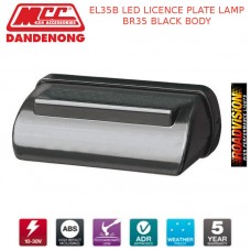 EL35B LED LICENCE PLATE LAMP BR35 BLACK BODY