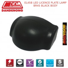 EL45B LED LICENCE PLATE LAMP BR45 BLACK BODY