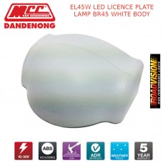 EL45W LED LICENCE PLATE LAMP BR45 WHITE BODY