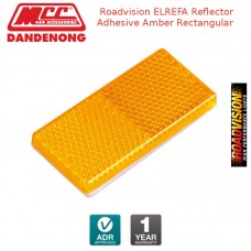 Roadvision ELREFA Reflector Adhesive Amber Rectangular 