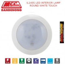 IL140S LED INTERIOR LAMP ROUND WHITE TOUCH