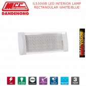 IL530WB LED INTERIOR LAMP RECTANGULAR WHITE/BLUE