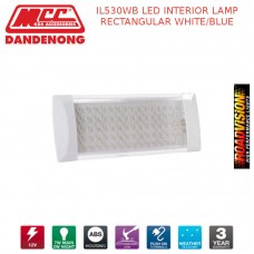 IL530WB LED INTERIOR LAMP RECTANGULAR WHITE/BLUE