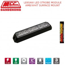 LE6SAW LED STROBE MODULE AMB/WHIT SURFACE MOUNT