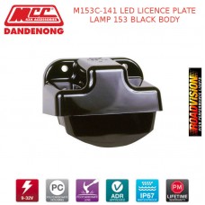 M153C-141 LED LICENCE PLATE LAMP 153 BLACK BODY