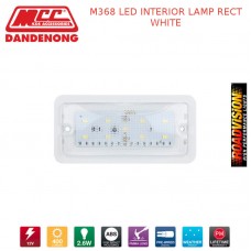 M368 LED INTERIOR LAMP RECT WHITE