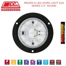 M818W-9 LED WORK LIGHT 818 SERIES 5.5" ROUND