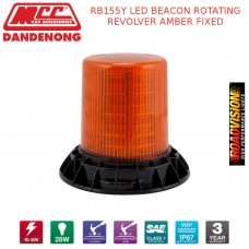 RB155Y LED BEACON ROTATING REVOLVER AMBER FIXED