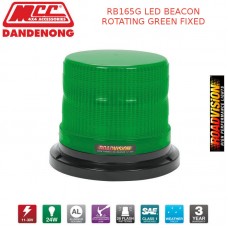 RB165G LED BEACON ROTATING GREEN FIXED