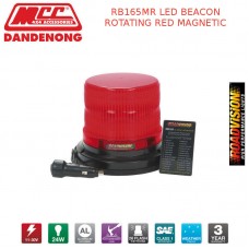 RB165MR LED BEACON ROTATING RED MAGNETIC