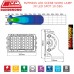 RVPM30S LED SCENE WORK LAMP 30 LED SPOT 10 DEG