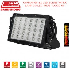 RVPM30WF-12 LED SCENE WORK LAMP 30 LED WIDE FLOOD 60