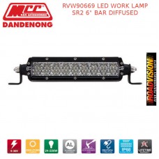 RVW90669 LED WORK LAMP SR2 6" BAR DIFFUSED