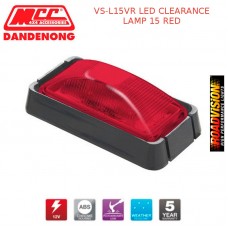 VS-L15VR LED CLEARANCE LAMP 15 RED