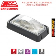 VS-L15VRY LED CLEARANCE LAMP 15 RED/AMBER