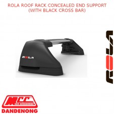 ROLA ROOF RACK SET FITS TOYOTA FORTUNER 5D SUV BLACK (CONCEALED)