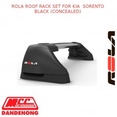 ROLA ROOF RACK SET FOR KIA  SORENTO BLACK (CONCEALED)