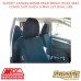 SUPAFIT CANVAS/DENIM REAR BENCH 60/40 SEAT COVER FITS ISUZU D-MAX LST DUAL CAB