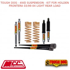 TOUGH DOG - 4WD SUSPENSION - KIT FOR HOLDEN FRONTERA 03/99-04 LIGHT REAR LOAD