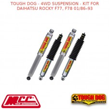 TOUGH DOG - 4WD SUSPENSION - KIT FOR DAIHATSU ROCKY F77, F78 01/86–93