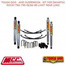 TOUGH DOG - 4WD SUSPENSION - KIT FOR DAIHATSU ROCKY F80, F85 06/84–89 LIGHT REAR LOAD