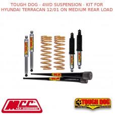 TOUGH DOG - 4WD SUSPENSION - KIT FOR HYUNDAI TERRACAN 12/01 ON MEDIUM REAR LOAD