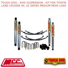 TOUGH DOG - 4WD SUSPENSION - KIT FOR TOYOTA LAND CRUISER 40, 42 SERIES MEDIUM REAR LOAD