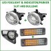 LED FOGLIGHT & INDICATOR SUIT ARB BULLBAR DIRECT REPLACEMENT ADR 4WD BULL BAR 