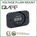 QVEE FLUSH MOUNT VOLTAGE READER - FRIDGE CARAVAN 4WD MARINE CAR