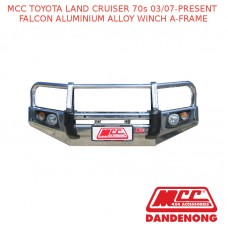 MCC FALCON BAR ALUMINIUM ALLOY WINCH A-FRAME - LAND CRUISER 70S (03/07-PRESENT)