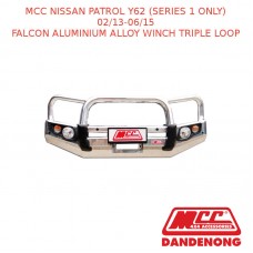 MCC FALCON BAR ALUMINIUM WINCH 3 LOOP FITS NISSAN PATROL Y62(1ONLY)(02/13-06/15)