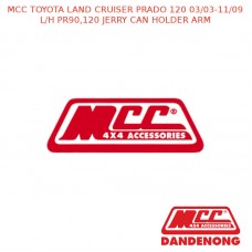 MCC BULLBAR L/H PR90,120 JERRY CAN HOLDER ARM SUIT TOYOTA LAND CRUISER PRADO 120 (03/2003-11/2009)