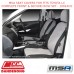 MSA SEAT COVERS FITS TOYOTA LC COMPLETE FRONT & SECOND ROW SET - 10024CO