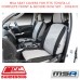 MSA SEAT COVERS FITS TOYOTA LC COMPLETE FRONT & SECOND ROW SET - 10024CO